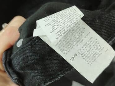 dżinsy z wysokim stanem czarne: H&M, Jeansy damskie, rozmiar XS — 6