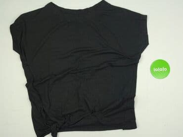 czarne t shirty damskie w serek: T-shirt damski, rozmiar 6XL — 2