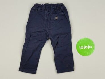 spodnie piżamowe hm: Denim pants, 3-6 months, condition - Very good — 3