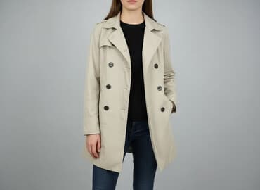 kurtka zimowa damska massimo dutti: TEX, Trencz damski, rozmiar M — 7