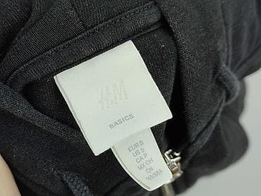 obcisłe bluzy: H&M Basic, Bluza z kapturem damska, rozmiar S — 4