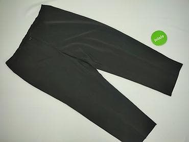 biale dzwony: Spodnie materiałowe damskie, rozmiar XL — 2