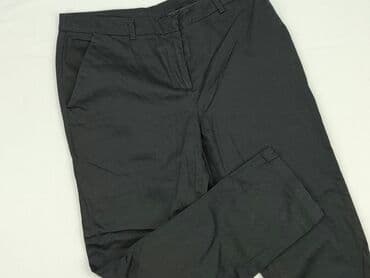 czarne spodnie materiałowe: Spodnie materiałowe damskie, rozmiar L — 1