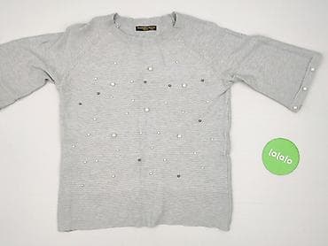 hermes biale klapki: Les étoiles claires Paris, Sweter damski, rozmiar M — 2