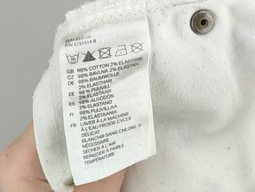 hm biale trampki: H&M, Jeansy damskie, rozmiar M — 5