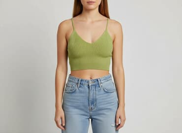 bluzki prazkowane: Top damski, rozmiar L — 6