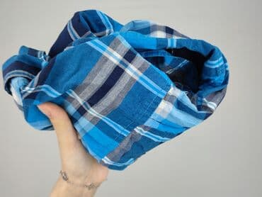 kombinezon czołgisty: Сорочка 10 р., стан - Ідеальний, візерунок - Клітинка, колір - Синій — 6