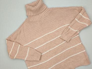 akrylowy sweter: Golf damski, rozmiar 4XL — 1