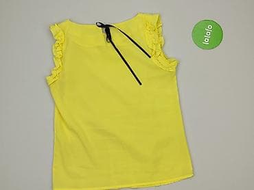 bialy satynowy top: Bluzka damska, rozmiar M — 3