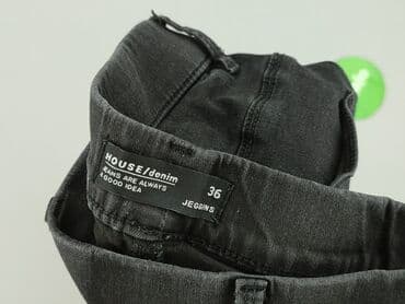 grey jeans: Leggings, Jeansy damskie, rozmiar S — 5