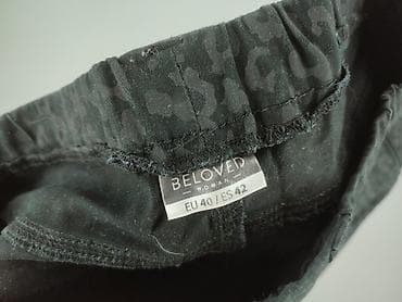 grey jeans: Beloved, Spodnie materiałowe damskie, rozmiar L — 4