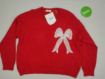 sweter z dodatkiem moheru: Sweter damski, rozmiar One size — 2