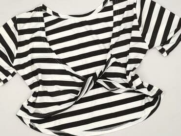 bluzki w paski mango: T-shirt damski, rozmiar S — 1
