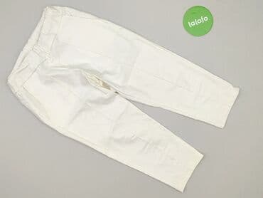 biale obcisla bluzki: Blanche, Spodnie materiałowe damskie, S — 2