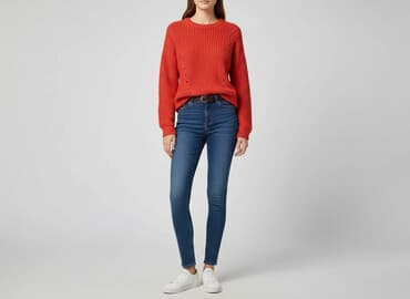 czerwony sweter: Dunnes Stores, Sweter damski, rozmiar M — 6