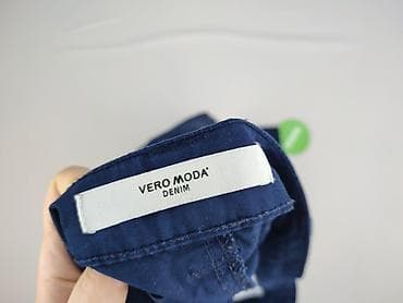 biale trampki: Vero Moda, Spodnie materiałowe damskie, rozmiar M — 4