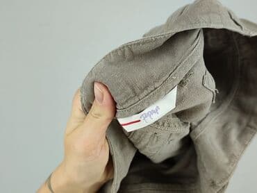 lniane spodenki pepco: Papaya, Szorty damskie, rozmiar S — 4