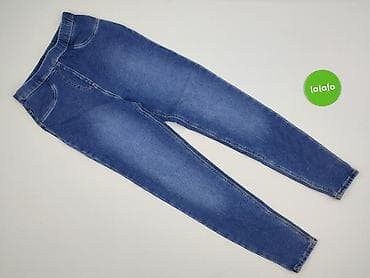 biale leginsy: Spodnie jeansowe, George, 13 lat, 152/158, stan - Bardzo dobry — 2