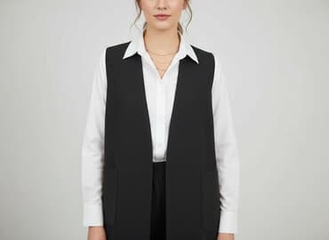 c a kamizelka damska garniturowa: Kamizelka damska, rozmiar S — 1