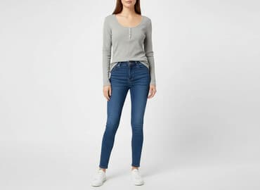 t shirt billie eilish h m: H&M, T-shirt damski, rozmiar M — 7