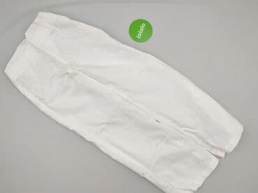 zara biale spodnie lniane: Promod, Spodnie materiałowe damskie, rozmiar S — 3