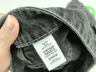hm krótkie spodenki czarne: Vintage Denim, Szorty damskie, rozmiar XS — 4