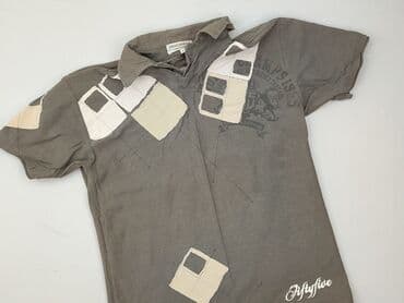 koszulka z napisem dzik: Koszulka polo dla mężczyzn, L, Crosshatch, stan - Dobry — 1