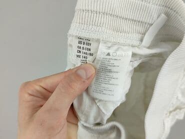 czarne wzorzyste rajstopy: Spodnie materiałowe, H&M, 10 lat, 140, stan - Bardzo dobry — 5