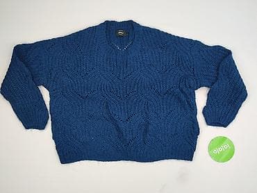 niebieski sweter damski: ONLY, Sweter damski, rozmiar L — 2