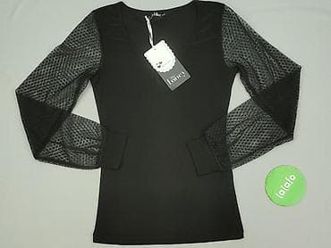czarne bluzki wieczorowe: Fancy, Bluzka damska, rozmiar S — 2