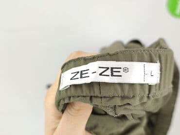 Ze-Ze, Material trousers for women, size L (EU 40) — 4