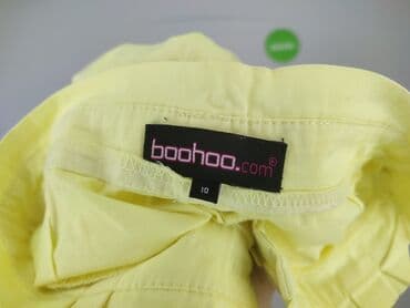 biale szerokie jeansy: Boohoo, Spodnie materiałowe damskie, rozmiar M — 4