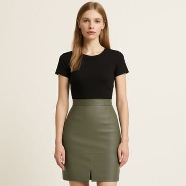 spódnica z eko skóry reserved: Imperial, Spódnica damska, rozmiar S — 1