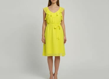 żółta sukienki na wesele długa: Сукня жіноча, розмір S — 1