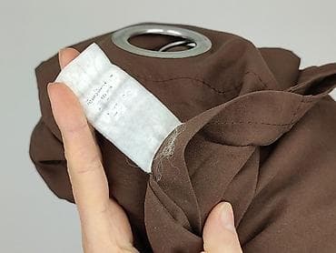 do domu: Zasłona na przelotkach – kolor brązowy - Typ: pojedyncza zasłona z — 4