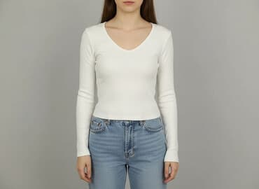 bluzki basic długi rękaw: FB Sister, Koszula damska, rozmiar M — 7