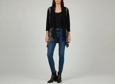 andżela kurtka zimowa: Izabel London, Kardigan damski, rozmiar M — 7