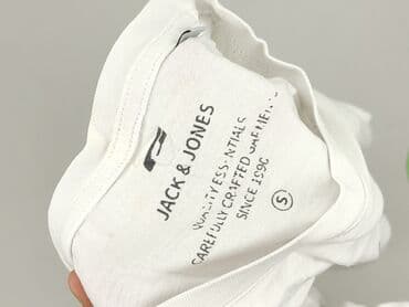 bialy sweter: Jack&Jones, Koszulka dla mężczyzn, rozmiar S — 4