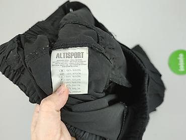 essentials spodnie: Męskie spodnie trekkingowe ALTISPORT, rozmiar L - Kolor: czarny - — 5