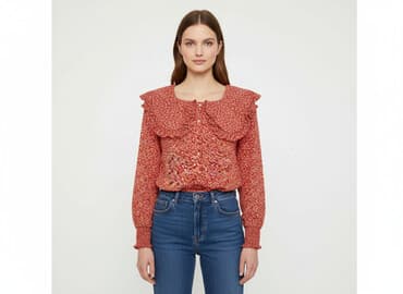 shein bluzka z dekoltem: Shein, Жіноча блуза, розмір L — 1