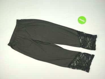 t shirty python: Material trousers for women, size M (EU 38) — 2