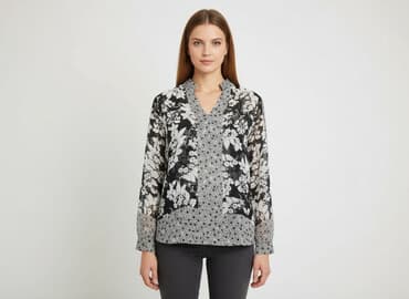 bluzki jedwabne wzorzyste: ICE, Bluzka damska, rozmiar L — 6