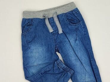 sukienki wizytowe dla dzieci: Denim pants, 12-18 months, condition - Very good — 1
