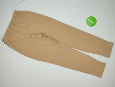 spodnie woskowane beż: Spodnie materiałowe damskie, rozmiar S — 3