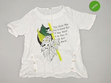 basic koszulka biala: T-shirt damski, rozmiar 2XL — 2