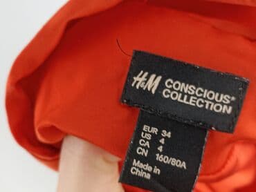 czerwona marynarka damska h m: H&M Conscious, Marynarka damska, rozmiar XS — 4