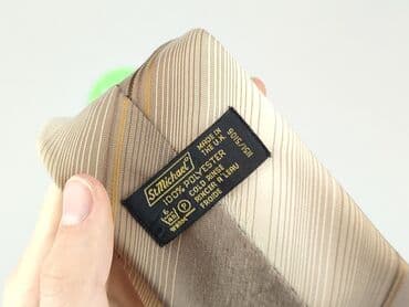 złote dodatki do zielonej sukienki: Tie, color - Beige, condition - Perfect — 4