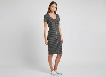 asymetryczna sukienka bershka: Bershka, Sukienka damska, rozmiar M — 1