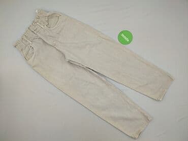 Women's Clothing: PULL&BEAR, Material trousers for women, size L (EU 40) — 2