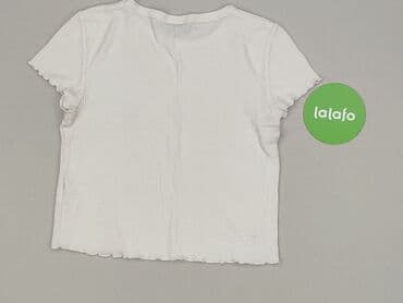 białe obcisła bluzki: T-shirt damski, rozmiar S — 4